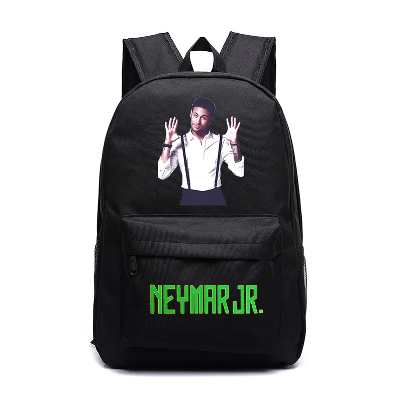 print primary and secondary school bag black backpack children's casual bag