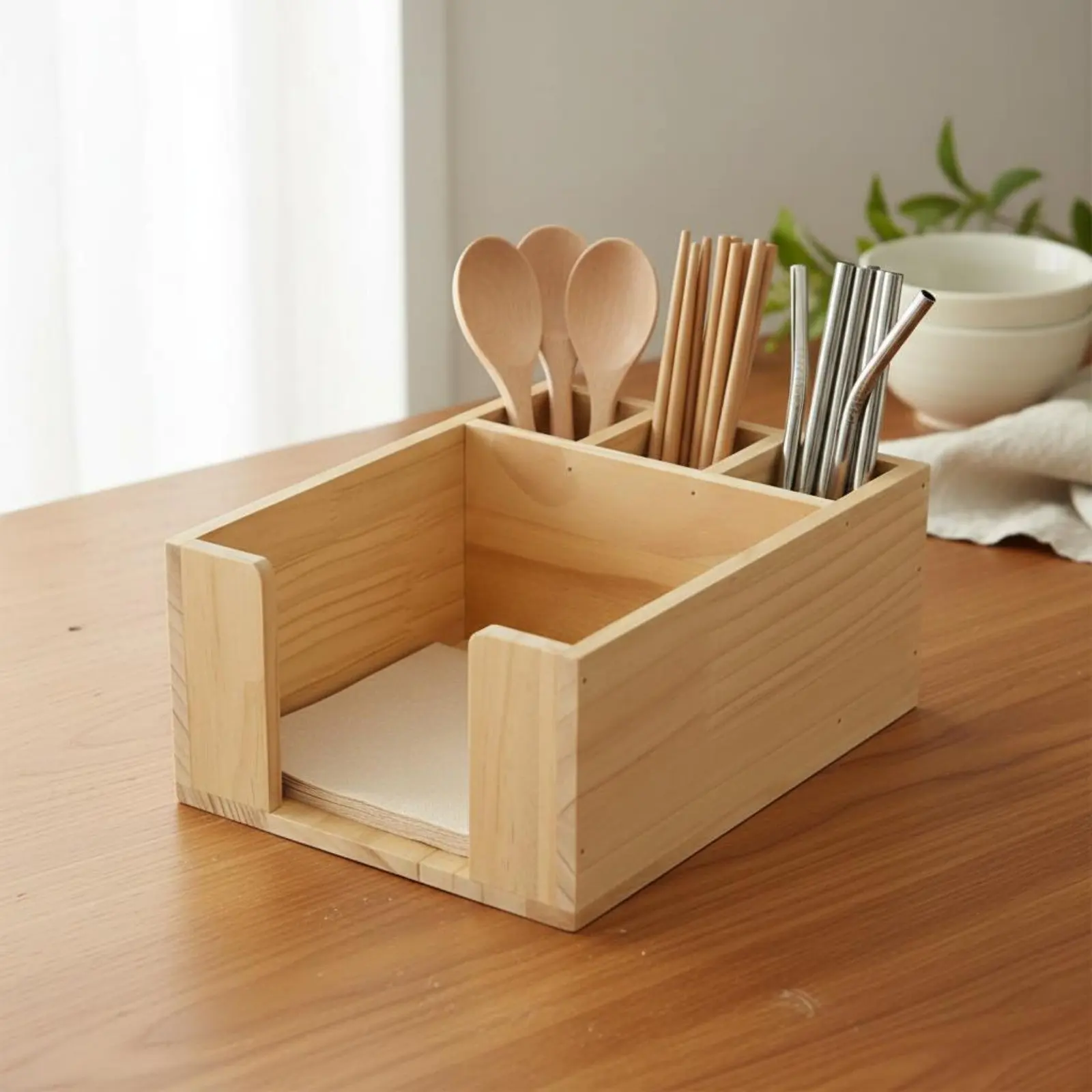 

Controller Control Holder Tissue Box Multi-Compartment Controller Control Holder Tissue Organizer Box Easy to Organize