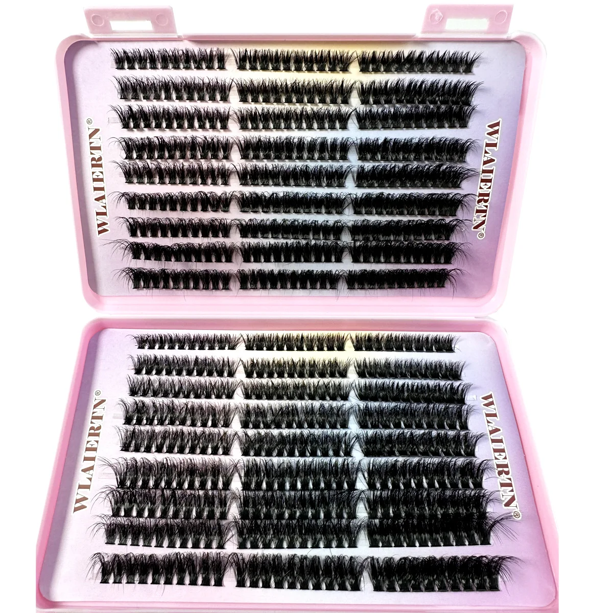 Faux Nerz Wimpern 540Cluster C Gekräuselt 9-16mm Gemischte Natürliche Wimpernverlängerung 3D Russische Streifen Persönliche Wimpern Make-Up-Tool
