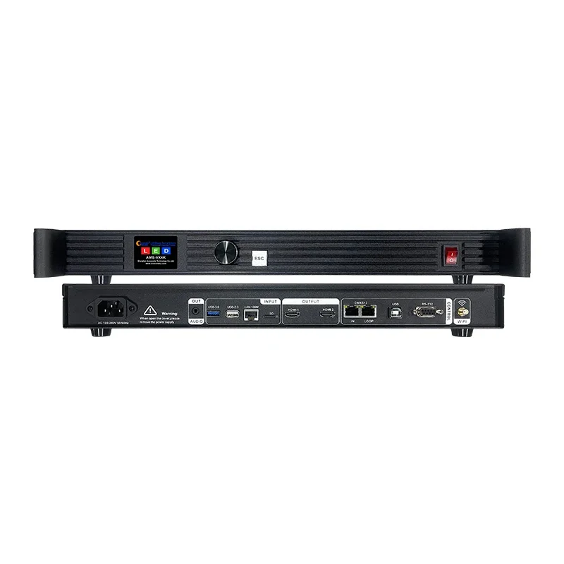 KTV Video Server AMS-VX4K USB SD Card 4K Decoding Video Player Server Support DMX512 Control Seamless Switching