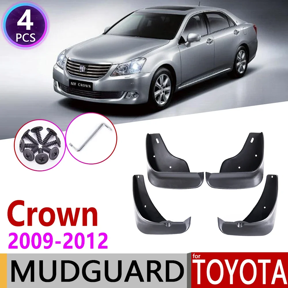 

4 шт. автомобильные брызговики для Toyota Crown S200 2009 2010 2011 2012, брызговики на крыло, аксессуары для брызговиков 13 поколений