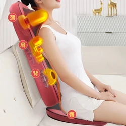 MultiFunctional Full Body and Cervical Massager  Electric Pillow for Waist, Neck, and Back with Vibration Therapy