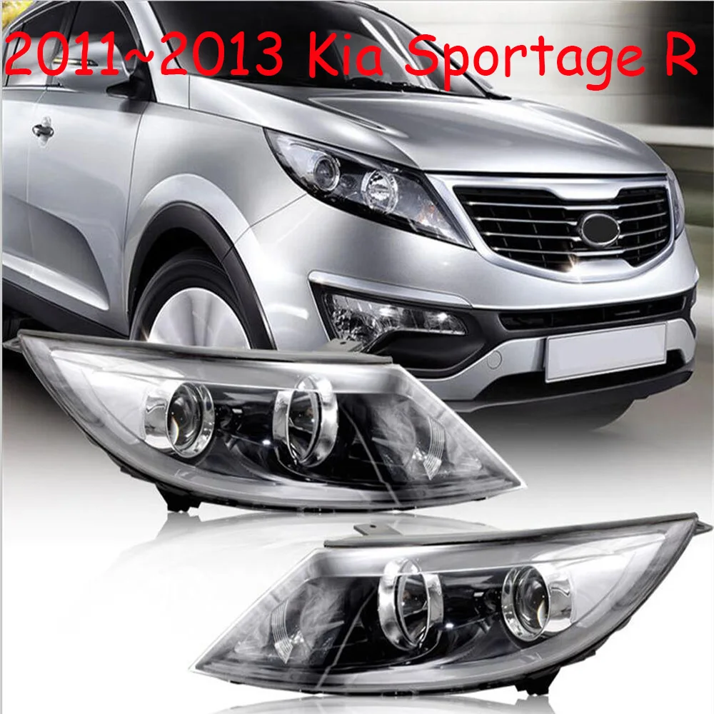 1 pçs estilo do carro farol para kia sportager farol 2011 ~ 2013y lâmpada halógena acessórios do carro para kia sporstager luz de nevoeiro