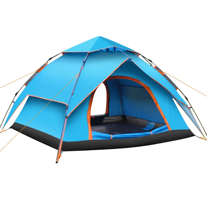 Portable Family Camping 2 layers Tent Single Layer Use Suit For 3-6 People Easy Instant Setup For Sun Shelter,Travelling,Hiking