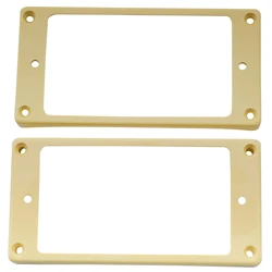 Musiclily Pro Plastic Curved Bottom Humbucker Mounting Pickup Rings Set for China Made Epiphone Guitar (Set of 2)