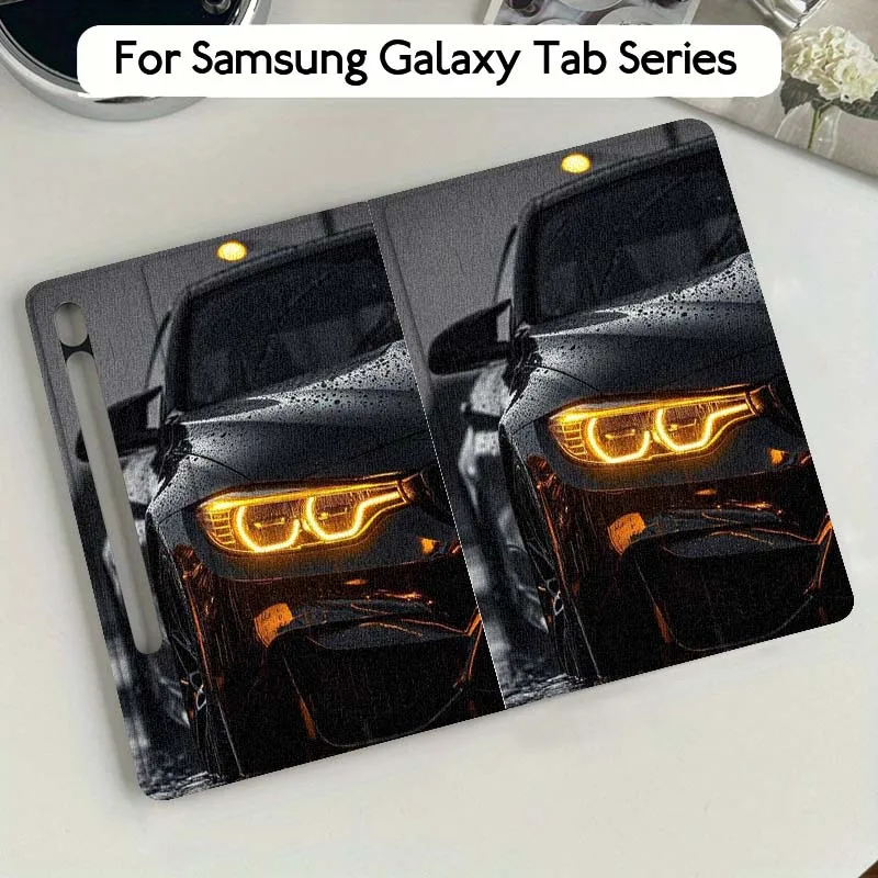

Popular Art Car For Samsung Galaxy Tab S10 S9 S8 S7 FE Lite Soft Flexible Support Tablet Case Gift
