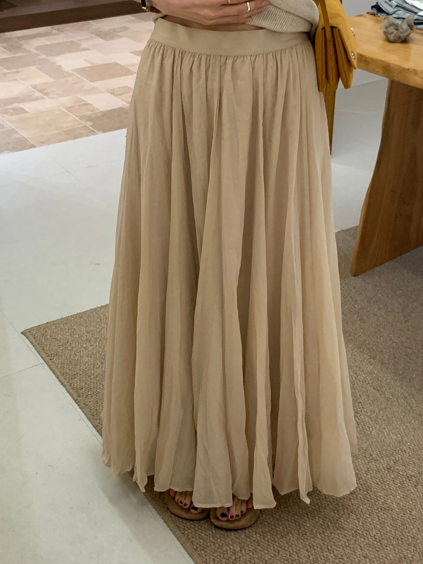 

Unique Beautiful A-Line Half Skirt Women's Summer 2026 Unique Atmosphere Sensation Peach Color Ultra Fairy Skirt Cotton High ...