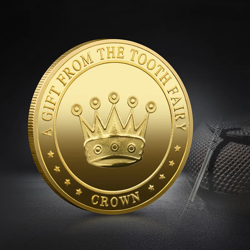 Twinkle The Tooth Fairy Collectible Golden Plated Souvenir Coin A Gift From The Tooth Fairy Crown Commemorative Coin