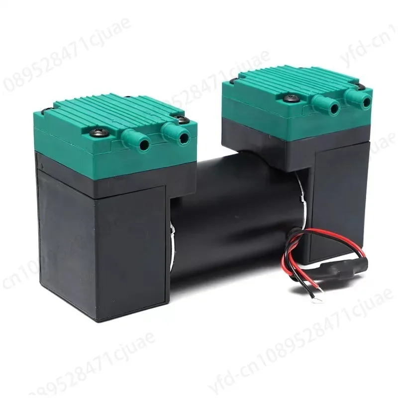 12V 24V 220V Micro Vacuum  Electric Pump Silent Small Medical Air  Double Heads Diaphragm  20L/MIN SY-020