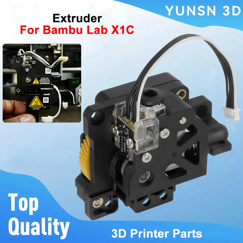 

Extruder Components For Bambu Lab X1C Hardened Steel Gear Powerful Extruder For Bambulab X1C Series 3D Printer Replacement Parts