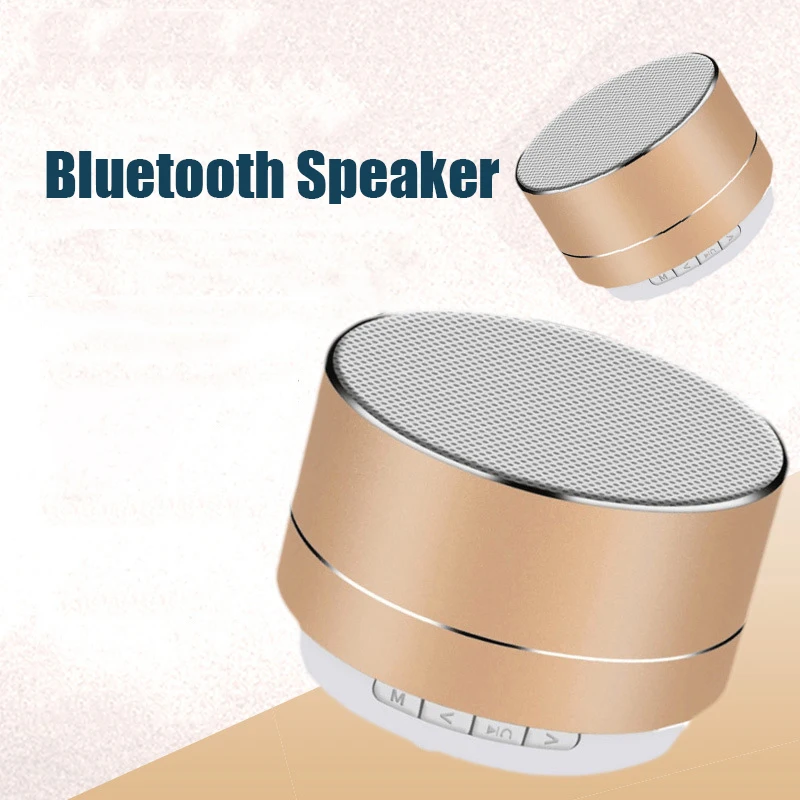 Wireless Bluetooth Speaker Mini Portable Subwoof Soundwith Mic/TF Card for IPhone IPad PC Smartphone MP3 Computer