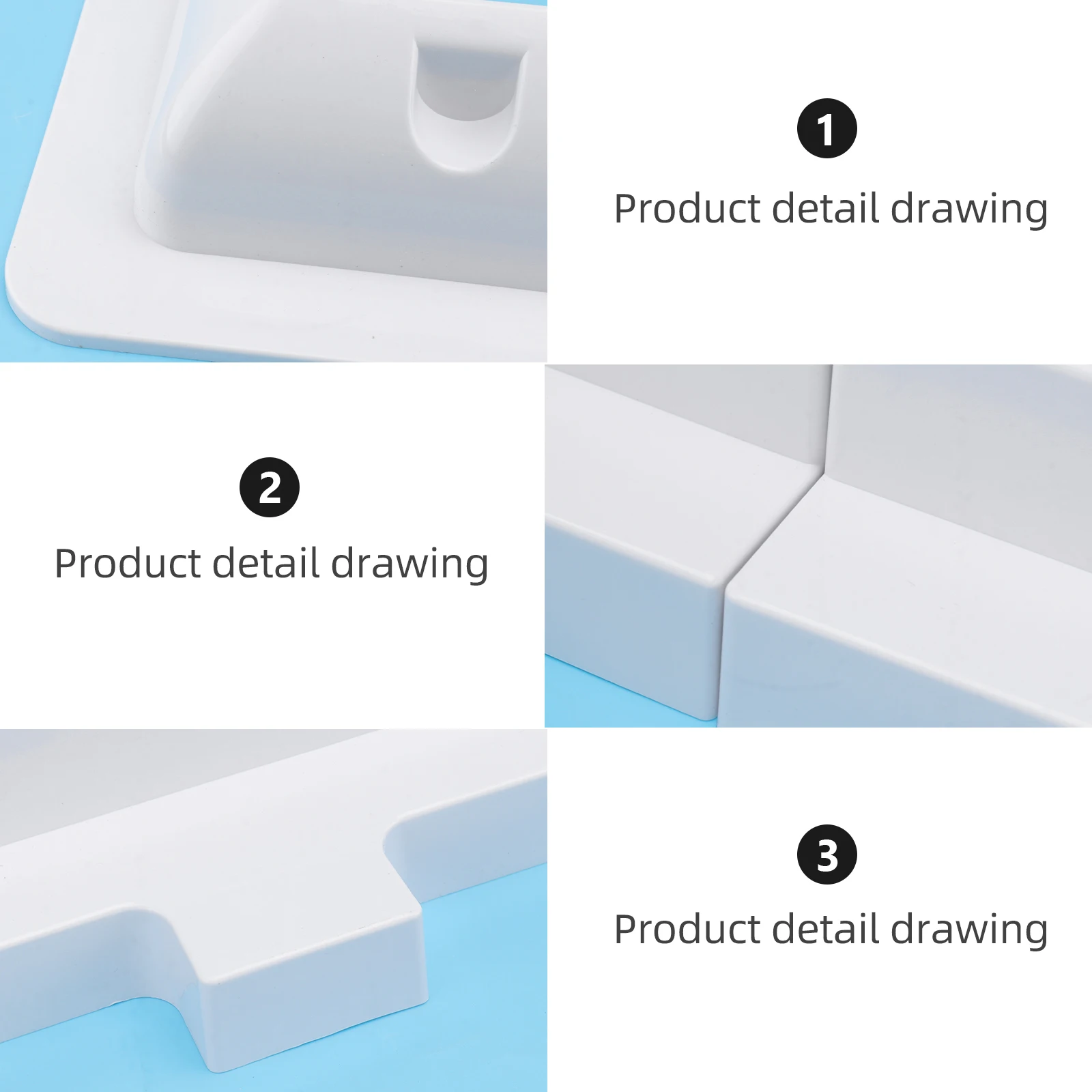 

Solar Brackets Roof Panel Holder Mounting Racks Boat Yacht Stands White Lightweight Durable Waterproof AntiRust