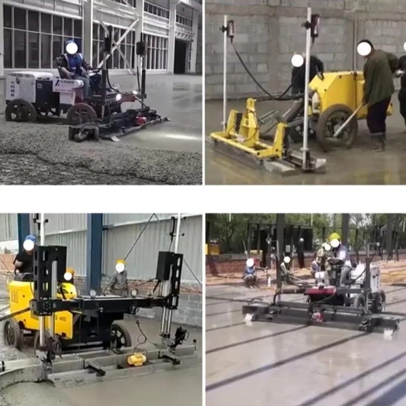 Laser Concrete Screed Self Propelled Laser Screed Concrete Leveling Equipment Automatic Hydraulic Vibrating Screed