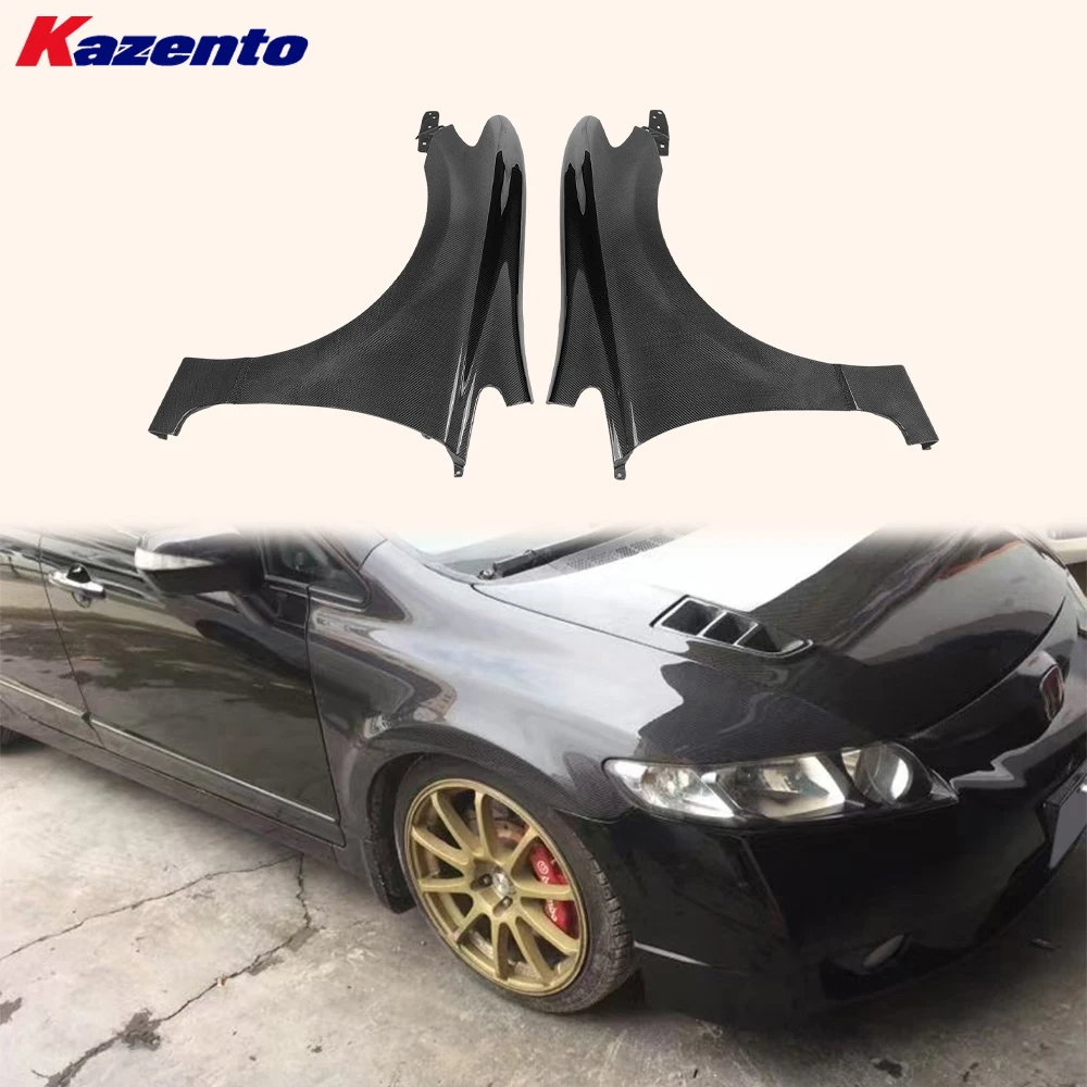 

Для Honda Civic FA1 2006-2011 Седан: Пара передних боковых накладок на бампер в стиле Carbon OE