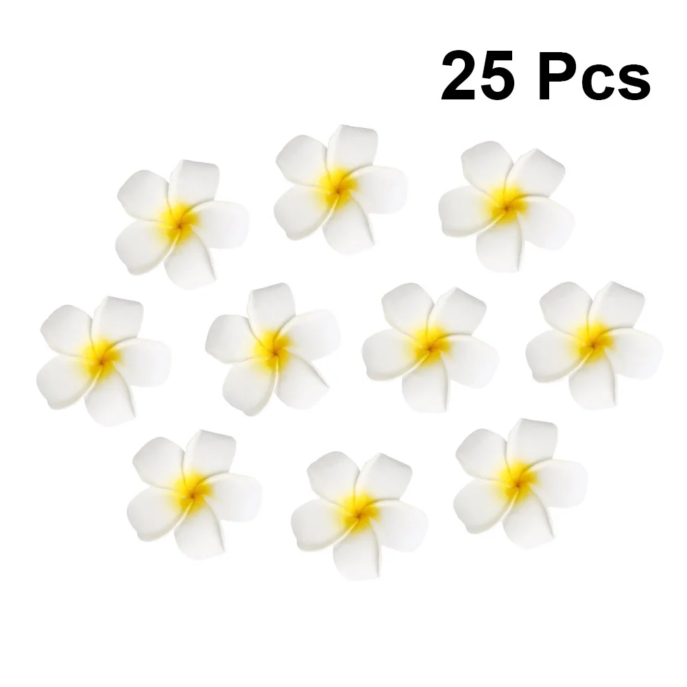 25 Pcs Frangipani Hair Pin Barrettes Women Clip Frangipane Swimsuit Claw Clips