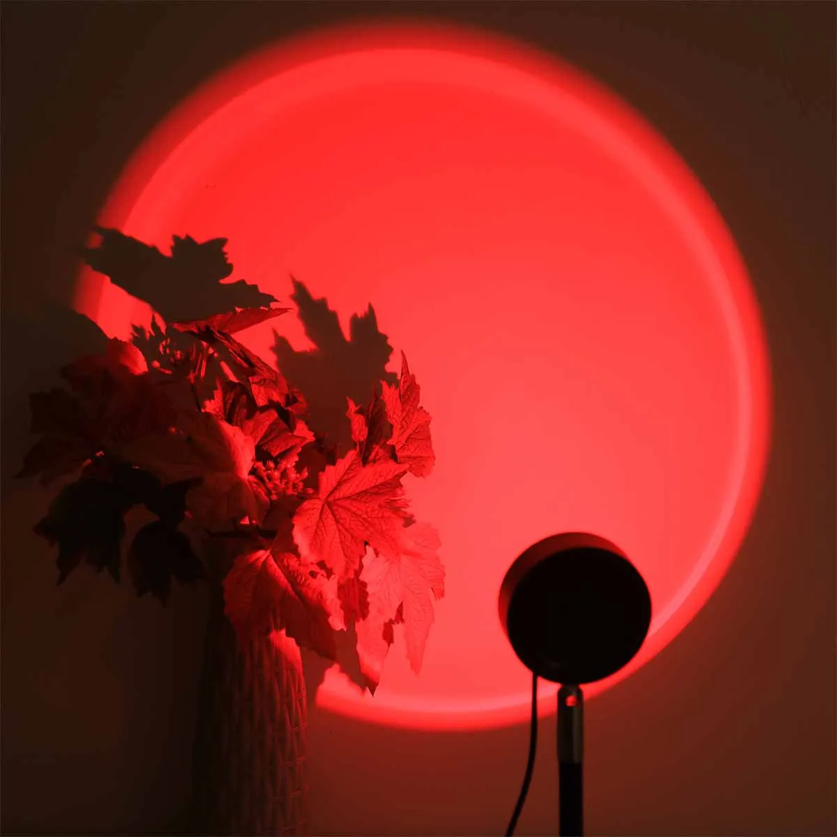 Sunset projection light remote control 16 color ambient night light, bedroom decoration background wall photography props