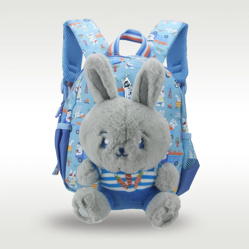 

Рюкзаки для детского сада, школьные ранцы для мальчиков, детские рюкзаки, плюшевый рюкзак для детей в виде редиски и кролика, для детей 1, 2, 3, 4 лет, 11 дюймов