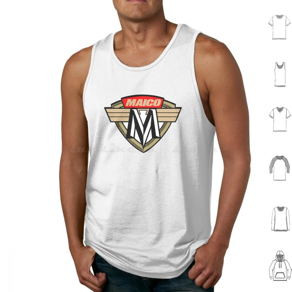 Maico Motorcycles Tank Tops Vest Sleeveless Motorcycle Vintage Nostalgia Motorbike Motorcycle Vintage Transportation
