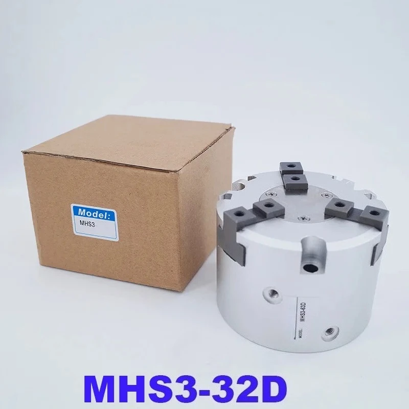 MHS3-32D 3-Finger Parallel Pneumatic Air Gripper Cylinder Double Acting High Precision Concentric Air Claw Cylinder