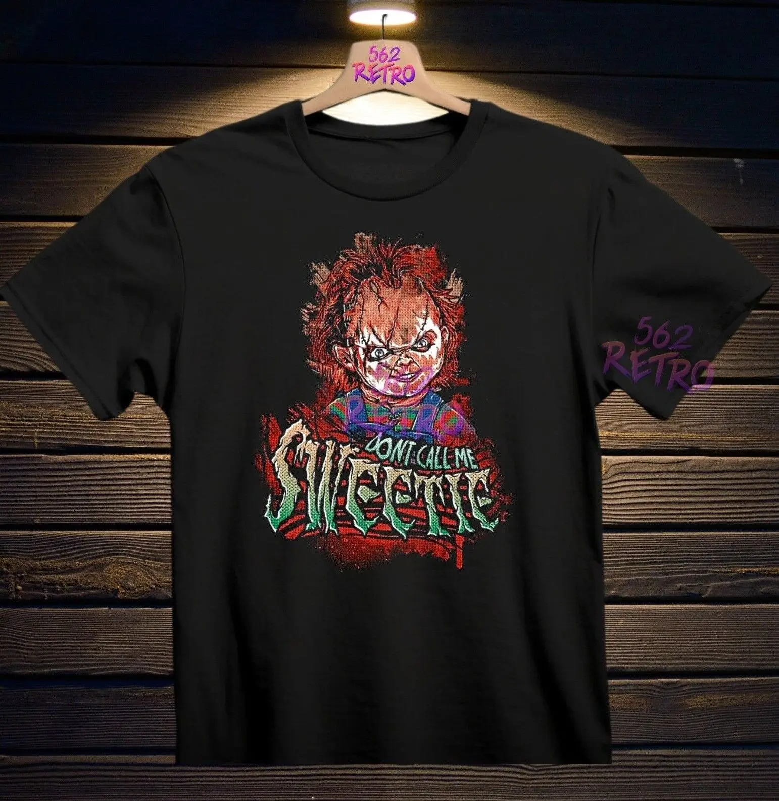 

Chucky Don't Call Me Sweetie Horror Movie T-Shirt Black S-3XL