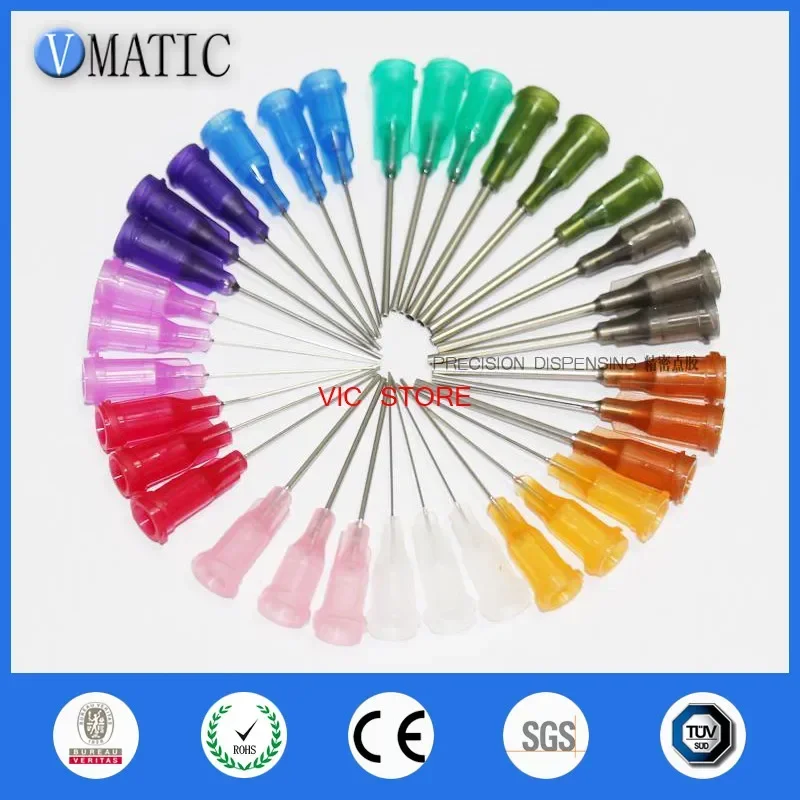 

‌14G-25G Precision Needle Tips | 10K Bulk 316L S.S. with Locking Hub for Electronics Fast Ship‌