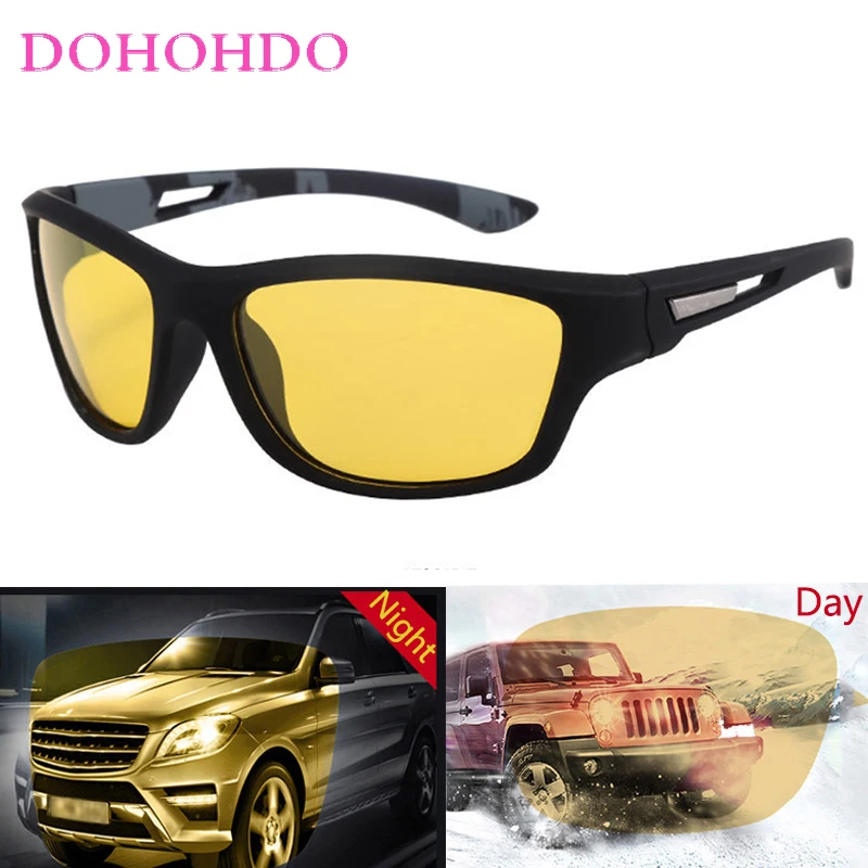 

Car Driving Fishing Night Vision Goggles Men Woman Outdoor Sports Polarized Sunglasses Anti-Glare Eyeglasses UV400 Lentes Hombre