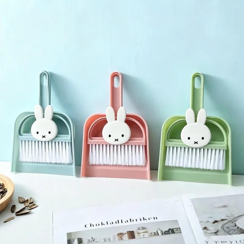 Desk Setup Productivity - Set Sapu dan Pengki Mini Lucu