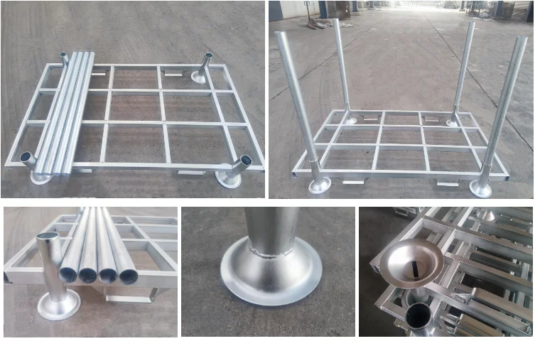 Forklift Metal Pallet Heavy Duty Industrial Steel Pallet Warehouse Logistics Storage