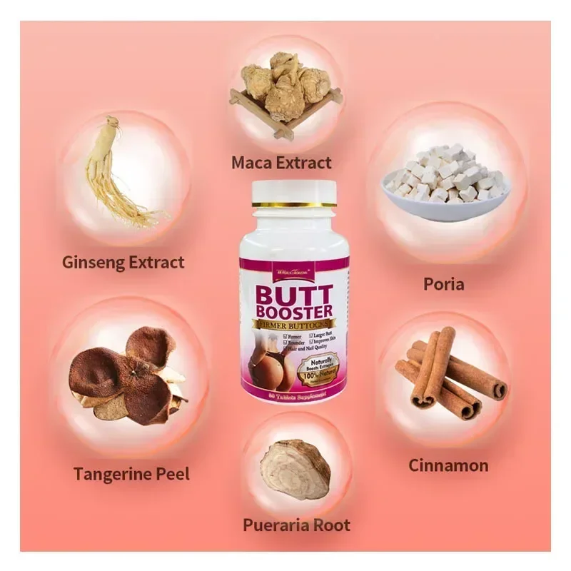 1 Bottle of Butt Hip Lifting Pills To Improve Buttock Lines and Enhance Immunity Health Food