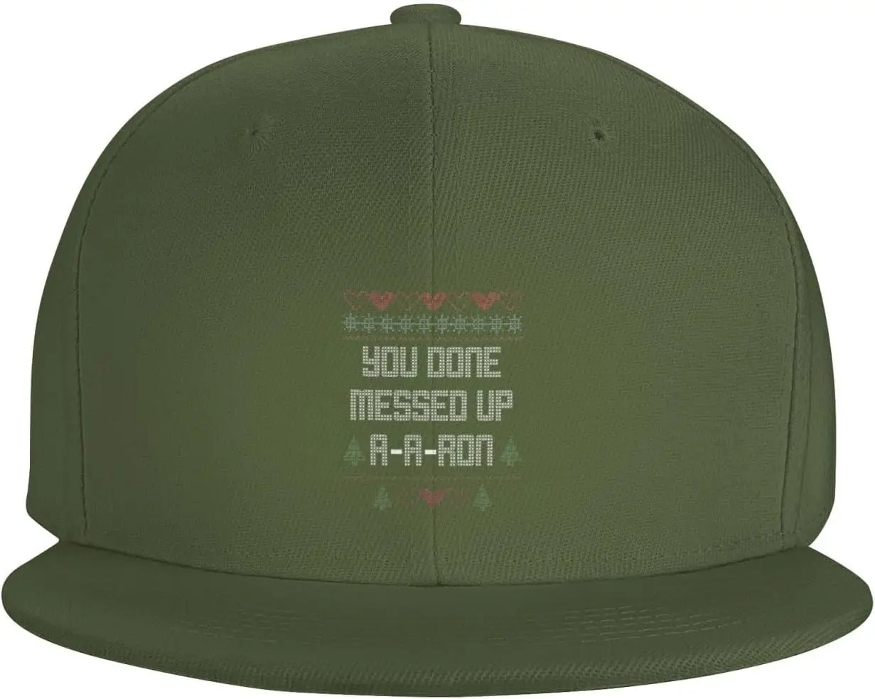 You Done Messed Up A-A-Ron Hat Adjustable Funny Fashion Baseball Cap for Men Women