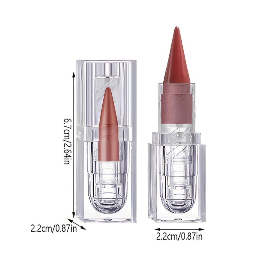 تويست أب قلم تحديد الشفاه قلم أحمر الشفاه متعدد الأغراض مسحوق أحمر الخدود المخملية ماتي مقاوم للماء الشفاه كونتور غير عصا كوب الشفاه روج ماكياج