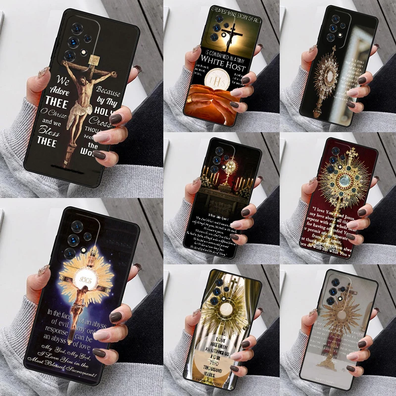 Faith Christian Religious Jesus Phone Case For Samsung S25 S23 S30 S8 S21 S20 FE S24 S22 Note 10 20 Plus lite Ultra