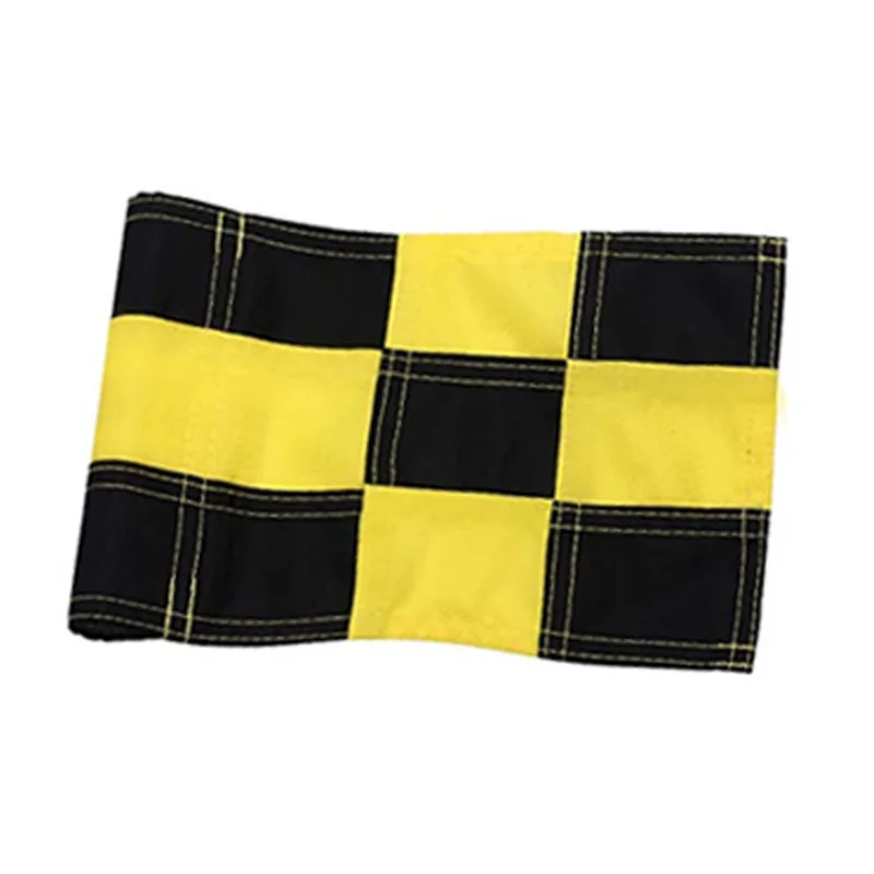 Mini Golf Flags Checkered 420D Nylon Mini Pin Flags for Yard Outdoor Home Backyard Garden