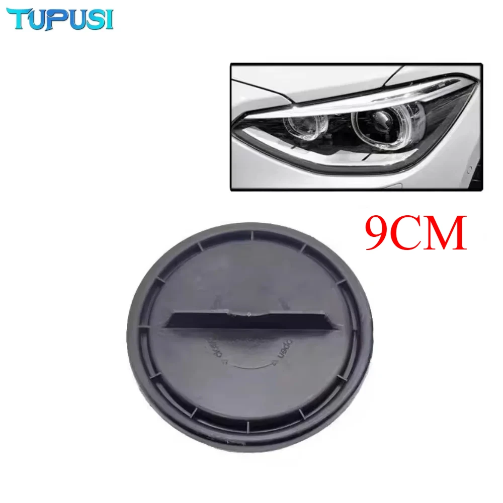9CM for BMW 5-Series F18 F10 F11 X5 X6 Z4 E53 E70 E71 E89 Car Headlight Rear Seal Cap Head Lamp Back Protective Dust Cover Lid