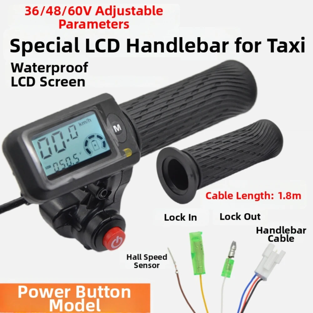 AliExpress NONE /Electric /Scooter /Throttle Controller 36V 48V 60V LCD Display Control Handlebar Grip For E-Bike Electric Bicycle Parts