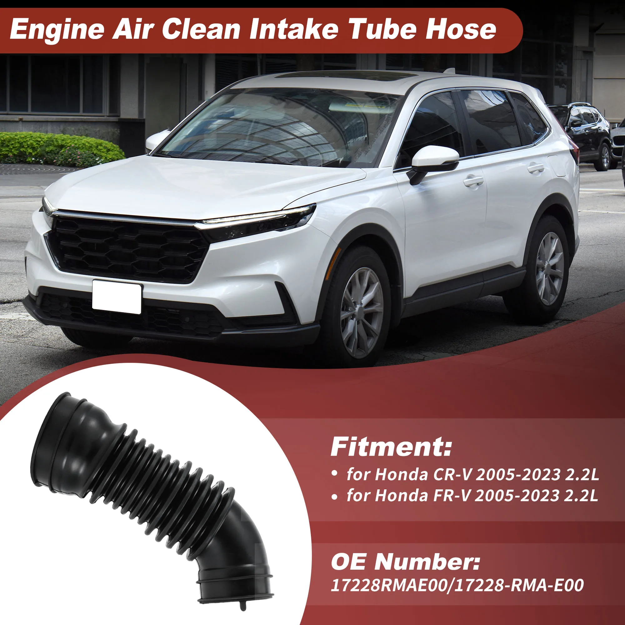 

UXCELL 17228RMAE00 Воздухозаборный шланг, трубка для подачи воздуха для Honda CR-V FR-V 2005-2023 2.2