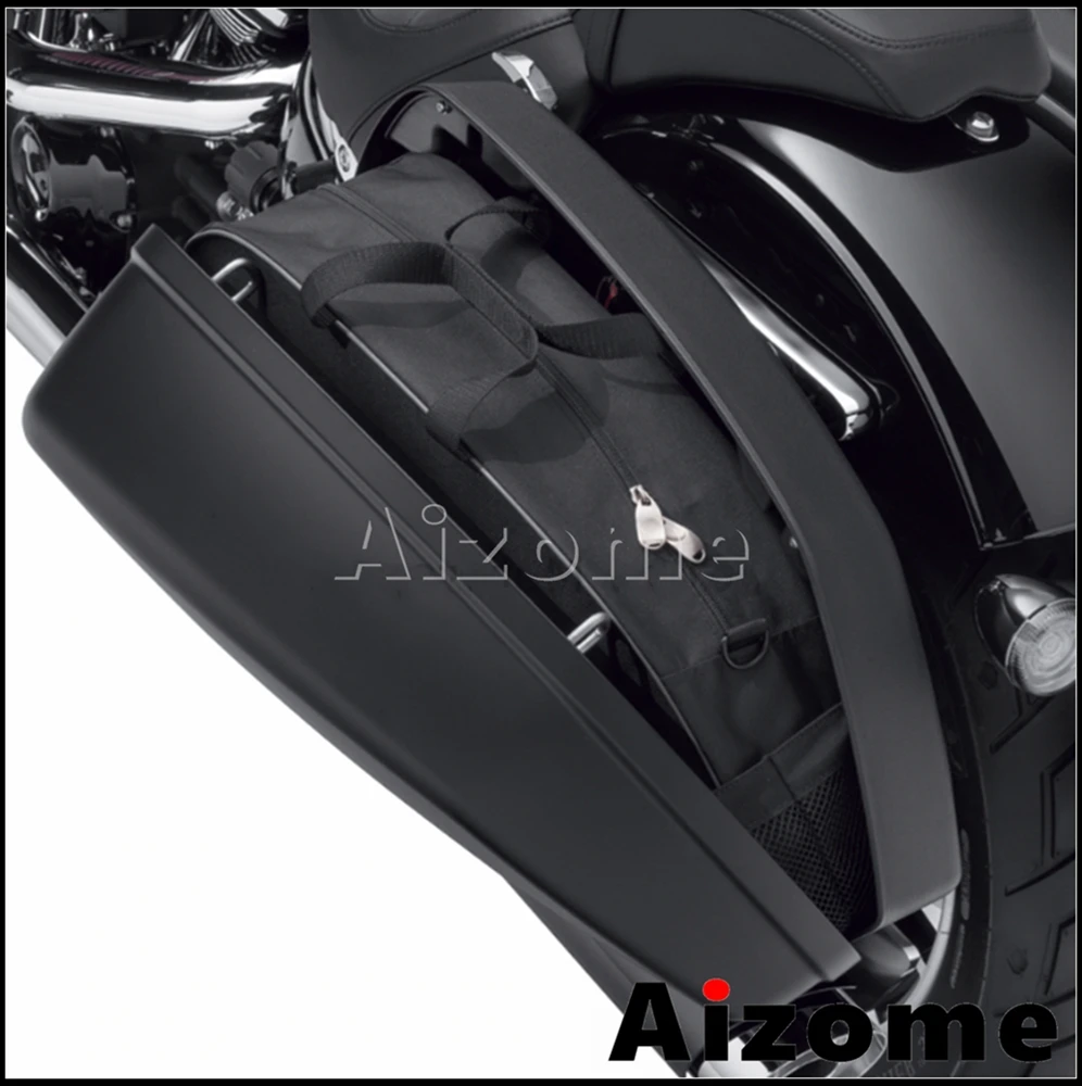 Soft Motorcycle Saddle Bag Luggage Liner Bags Side Saddlebags For Harley FXLRST Low Rider ST 2022 FLSB Softail Sport Glide 18-UP