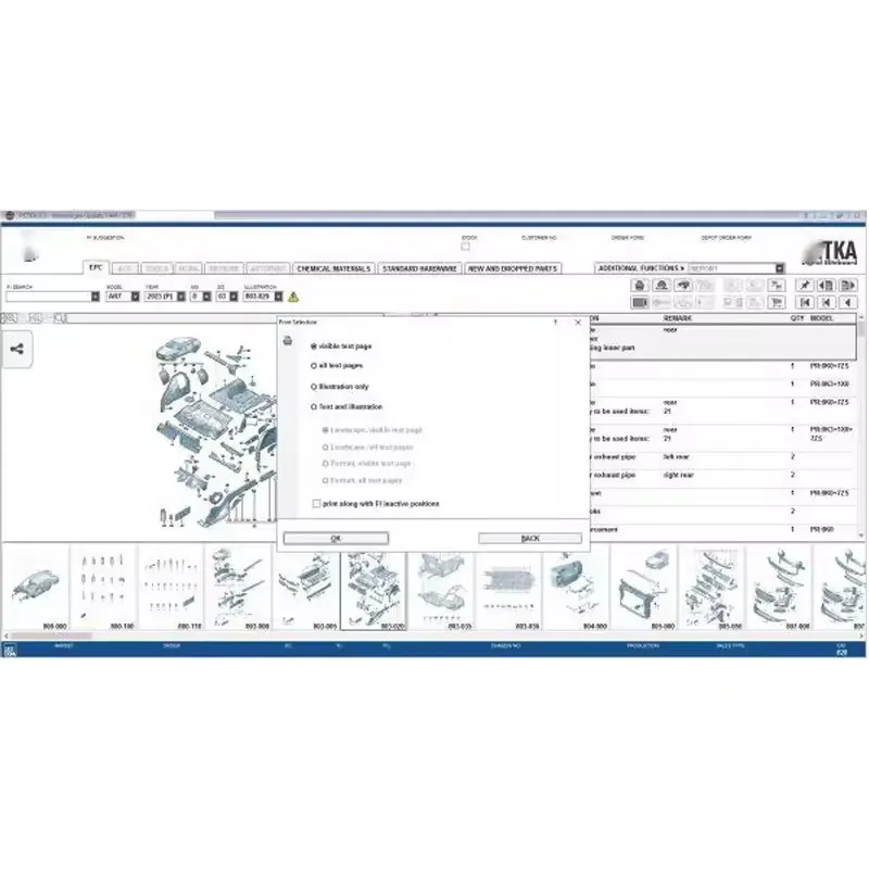 

Newest ETK A 8.3 Group Vehicles Electronic Parts Catalogue until 2025 years For V/W+AU/DI+SE/AT+SKO/DA etka 8.5 Multi-Languages