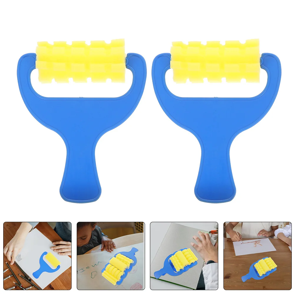 

16Pcs Sponge Painting Brush Rollers Reusable Easy Clean Creative DIY Craft Drawing Tools Set Paint Accessories for
