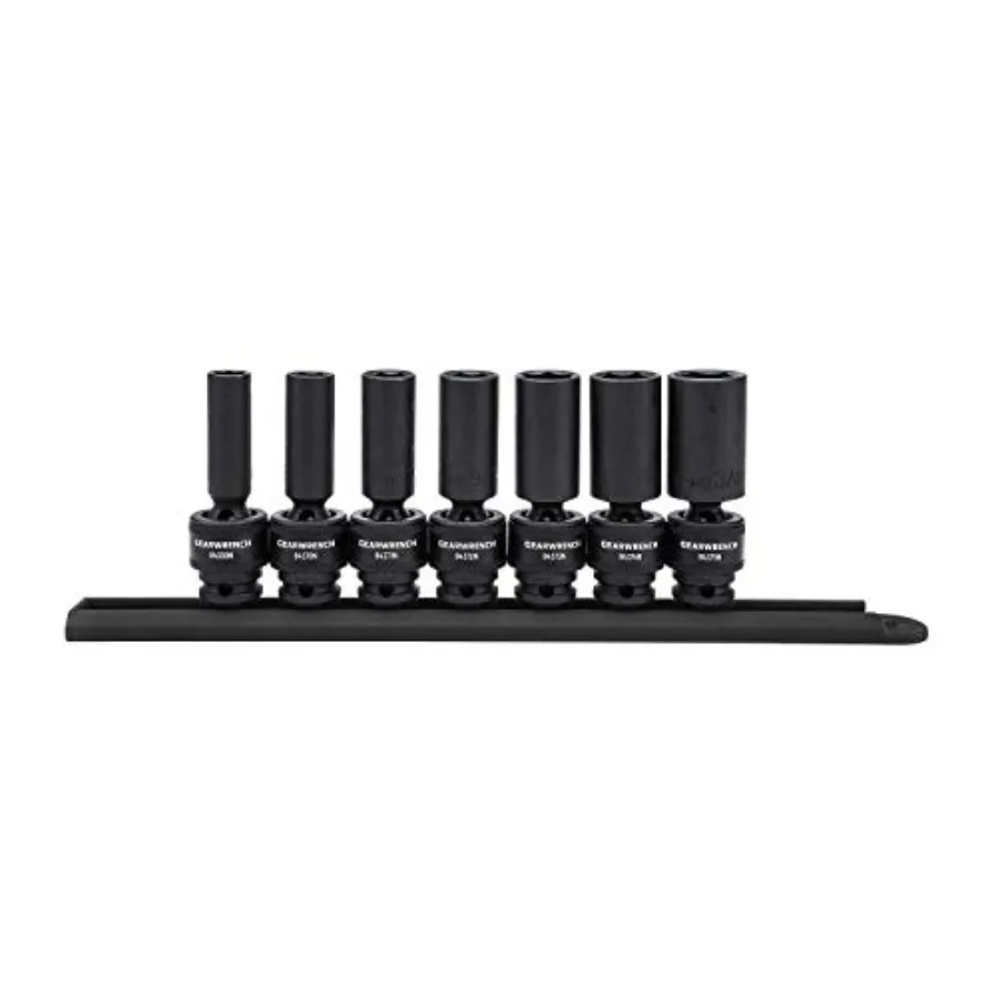

7 Pc. 3/8" Drive 6 Pt. Deep Universal Impact SAE Socket Set - 84923N