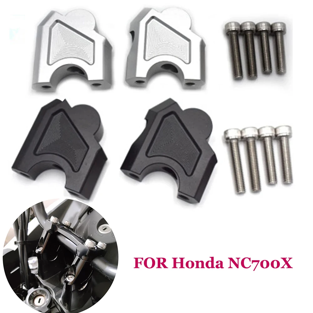 For Honda CB500X/F NC700/750 Motorcycle Universal Handlebar Riser Back Drag Handle Bar Clamp Extend Adapter 22MM