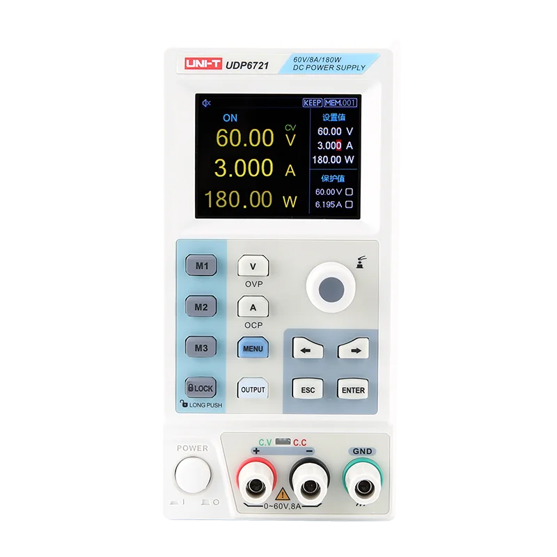 UNI-T DC Power Supply UDP6720 UDP6721 Stabilizer Switching Power Supply 60V 5A Voltage Current Regulator AC 220V 110V Input