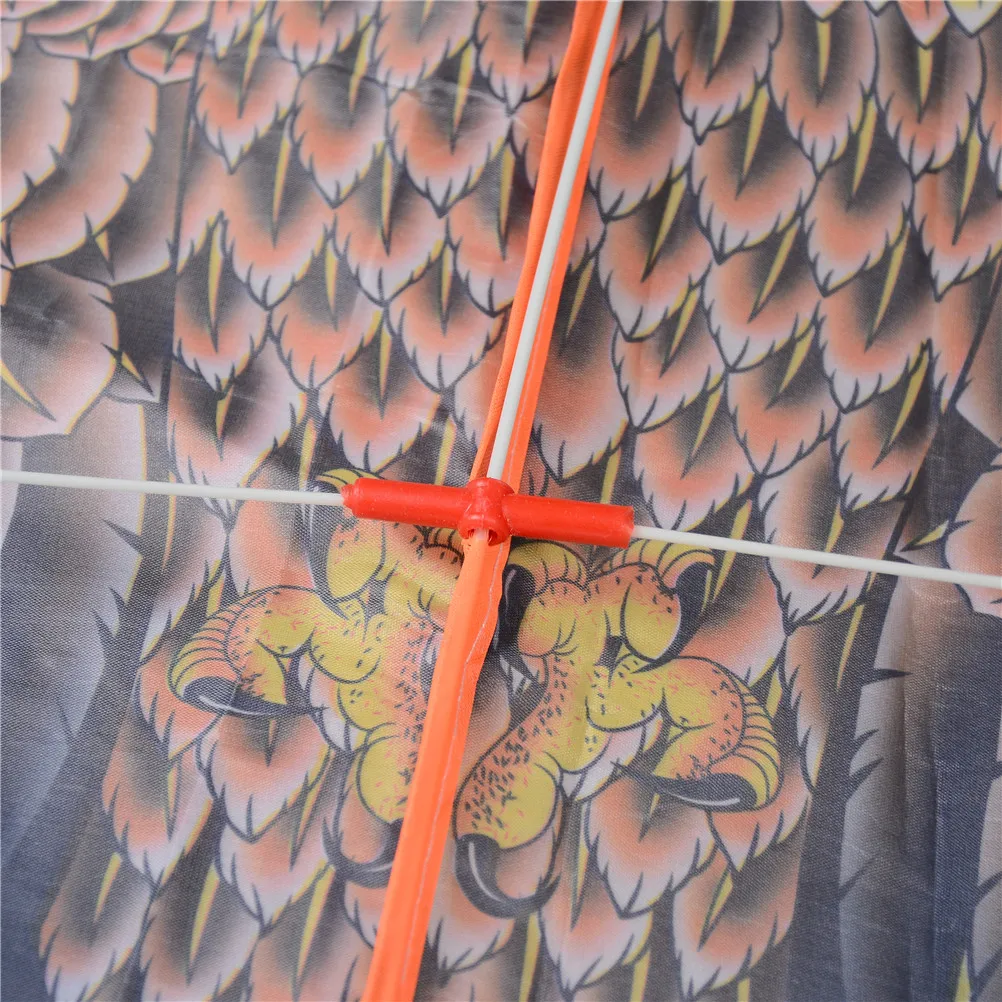 Cometa de águila de tela plana para niños, cometas de pájaros voladores, calcetín de viento, juguetes de jardín al aire libre, regalo al azar, 1 unidad, 1m