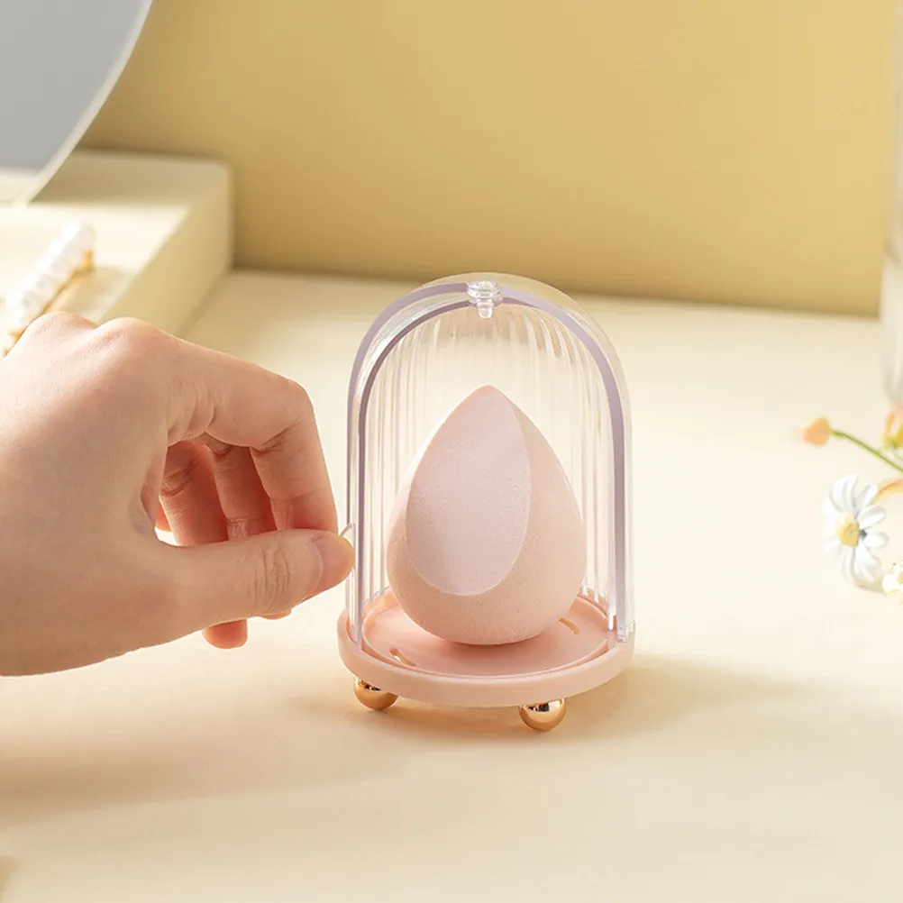 1Pcs Makeup Sponge Storage Box Powder Puff Holder Breathable Case Portable Travel Beauty Egg Container Drying Organizer