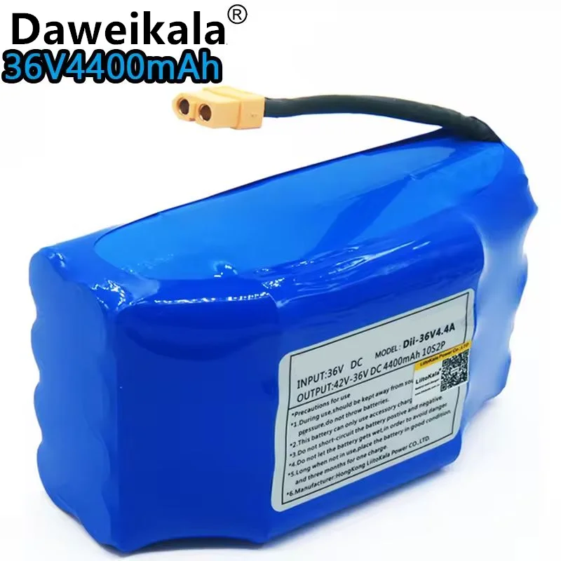36V rechargeable li-ion battery pack 6800mah 6.8AH li-ion cell for electric self balance scooter hoverboard unicycle