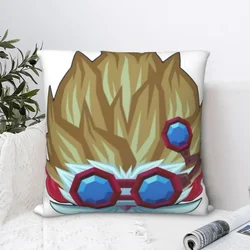 Heimerdinger 던지기 베개 케이스, Arcane 리그 오브 레전드 쿠션, 가정용 소파 의자 장식 포옹 베개 케이스