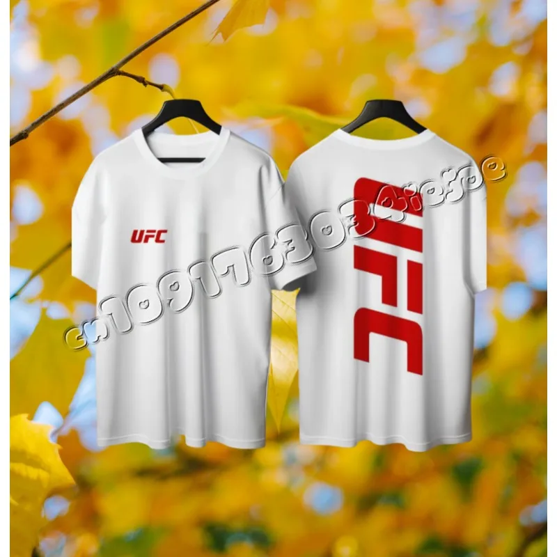 

The latest best-selling UFC combat boxing breathable fashionable and quick-drying men's sports short-sleeved T-shirt in 2025