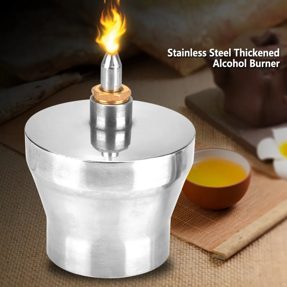 Heating Equipment 304 Stainless Steel Alcohol Lamp Burner 450ml Brass Screw Spirit Burner Thickened Lab Lamp For Craft