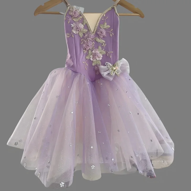 

Ballet Dress Girls Kids Child Long Ballerina Dress Performance Ballet Dance Contemporary Costumes Girls Adult Women