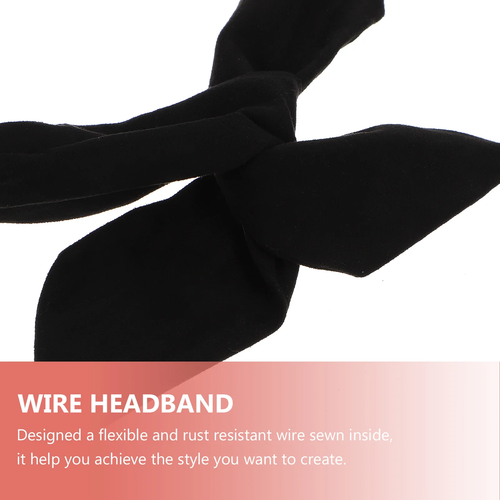 

4pcs Bow Headband Wire Turban Headbands Makeup Hair Scarves For Women Hair Accessories Adjustable Skin-Friendly Hairstyle Tool